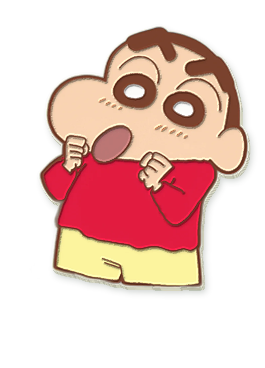 蜡笔小新层叠剪纸角色